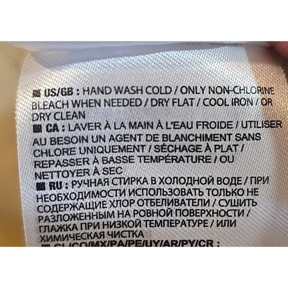 Gap Wool Blend Sweater Pullover Striped Yellow Long Sleeve Lightweight Women's M - Picture 12 of 13